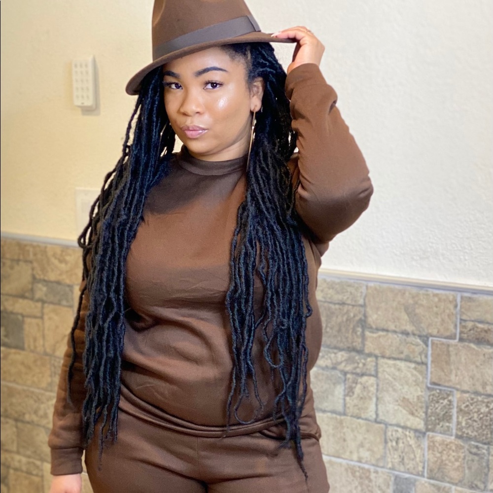SOLD NWT THE CHILLED MATCHING SET [BROWN] - Picture 4 of 14